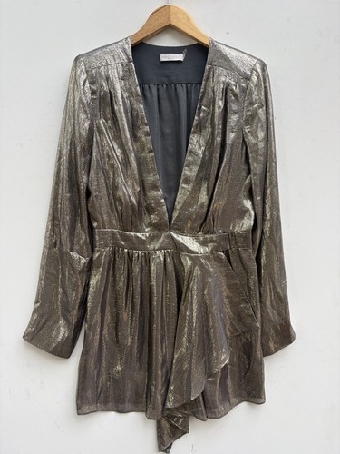Abito ramy brook oro - ramy, lame