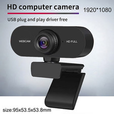 Mini webcam PC HD 2k fotocamera con microfono rotazione 360° spina USB per computer desktop