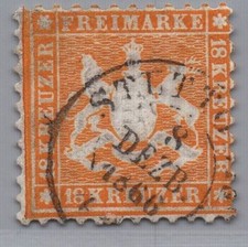Württemberg Michel numero 29