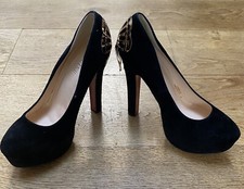 SCARPE ALTE NERE ORO UK 7
