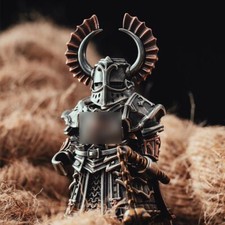 Il soldato crociato modellino figura in rame dipinto 57 mm rimovibile