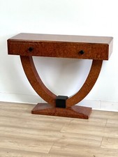 Console Im Art-Deco-Stil Con Amboina-Furnier Di Retroles