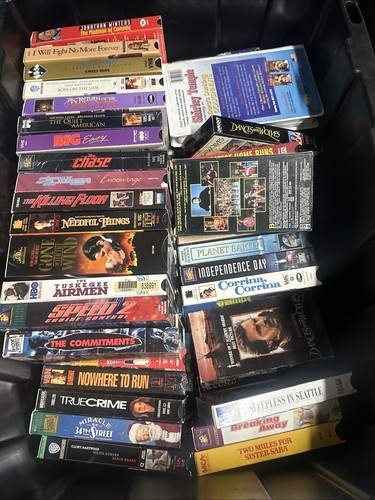 Vhs tapes lot random - lot,