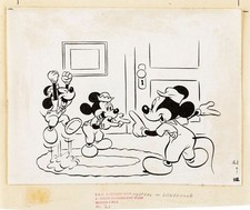 Disney - Manuel GONZALES, illustrazione originale per un libro del 1947