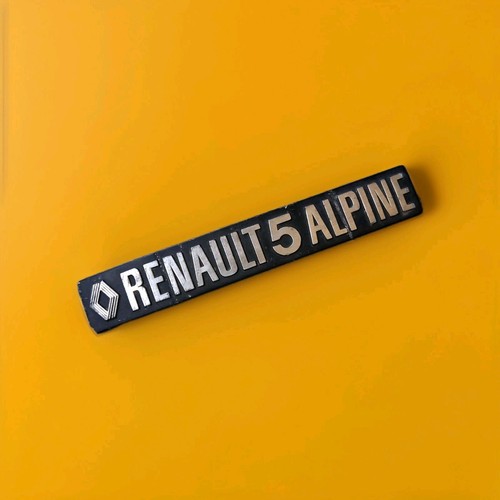 Renault alpine scritta badge - 5,
