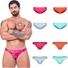 AMORESY Men Sexy Shiny Stretch