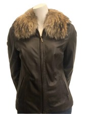 Giubbotto Di Vera Pelle Berkana Collection Tg. 44, 46 Donna