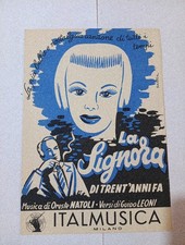 Spartito musicale - La signora