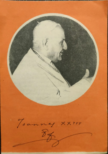 Papa giovanni xxiii santino - xxiii,