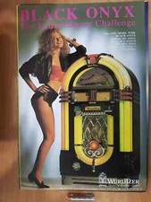 PUBBLICITA' ADVERTISING BLACK ONYX WURLITZER - WURLITZER - JUKE-BOX