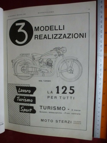 Pubblicità mod turismo moto - pubblicità, mod.