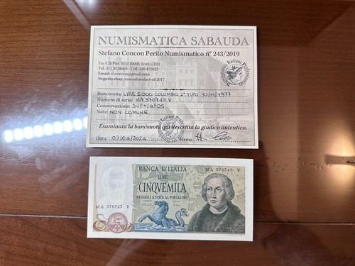 Banconota lire 5000 - lire,
