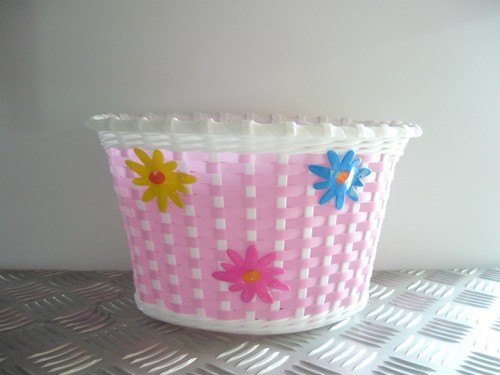 Cestino bimba con fiori - cestino,