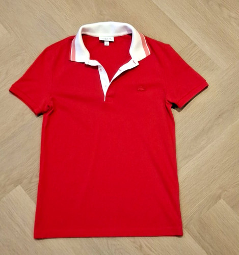 Polo lacoste rossa uomo - polo, taglia