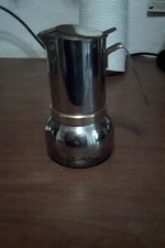 rara caffettiera Stella San Francisco gold in acciaio made in italy 6 tazze.legg