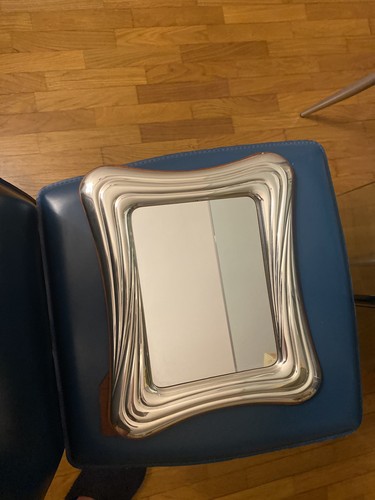 Cornice specchio argento - specchio,
