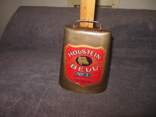 Campana mucca holstein - mucca, vintage