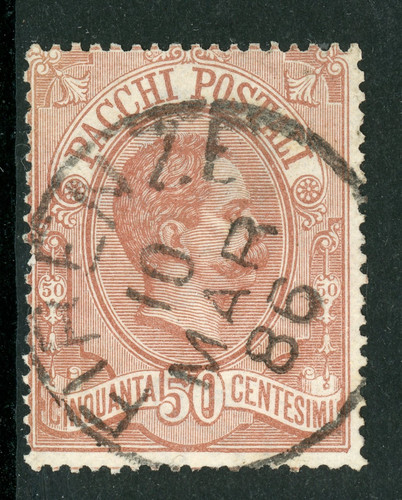 Italia 1884 pacco posta - 1884, 50¢