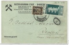 TRENTO (474) - Commerciale ROVERETO Deposito Ingrosso ALESSANFRO FAIT - Vg 1938