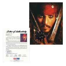 Johnny Depp Foto Autografata Signed Photo Autografo Pirates of the Caribbean PSA