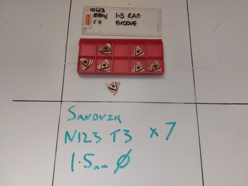 Inserti per profilatura - 7,