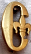 Spilla Distintivo Conte Of Florence Giglio Old Florence Pubblicità Vintage