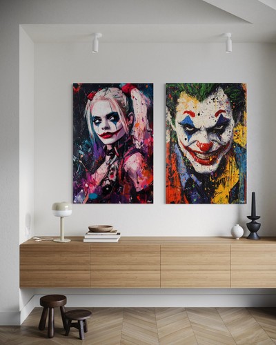 Quadro tela joker - joker, harley