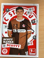 Biglietto autografo Scott