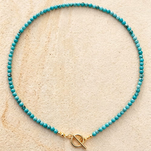 Collana con perline - , rotonde