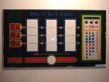 Vetro slot machine originale Bally vintage