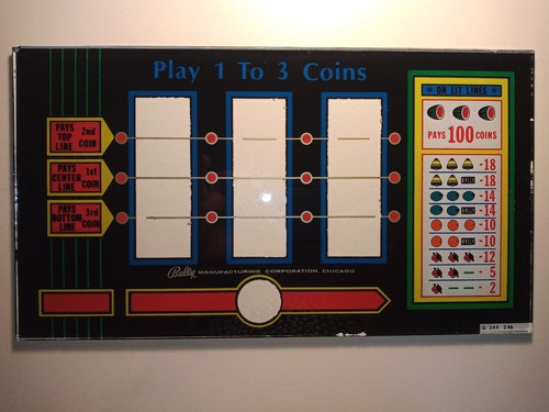 Vetro slot machine originale