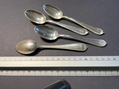 Cucchiaini vintage placcati - 4,