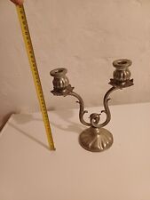 Portacandele antico In Metallo candelabro Candela