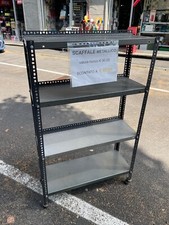 SCAFFALE IN METALLO per Ordine Garage OFFERTA 4 Ripiani ROBUSTO RINFORZATO