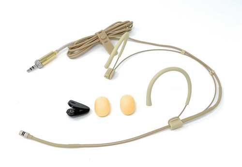 Microfono auricolare beige