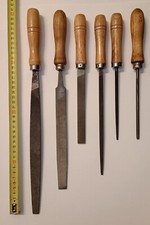 Set 6 lime ferro varie finiture vintage Sheffield, Bellota,Scudo,SCLG