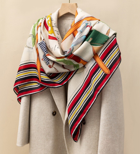 Scialle bandana cashmere - bandana,