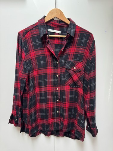 Zara basic camicia flanella - camicia, di