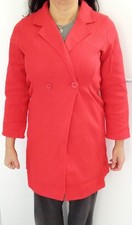 Cappotto rosso doppiopetto taglia M nuovo, mai usato ! New !