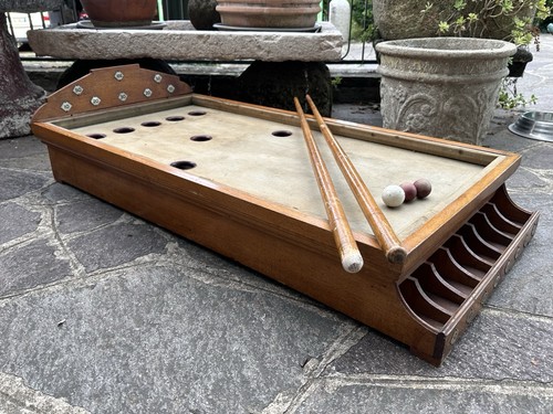 Vecchio biliardo tavolo - biliardo, da