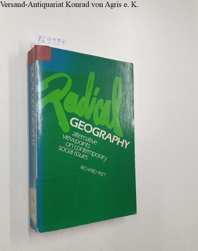 Radical geography peet - geography,