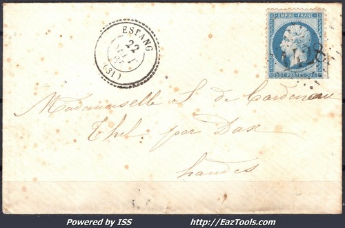 France sur lettre - sur,