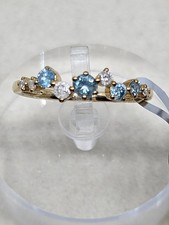 Anello in oro 9 carati laguna