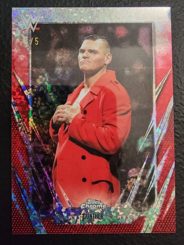 2026 topps chrome wwe gunther - chrome,