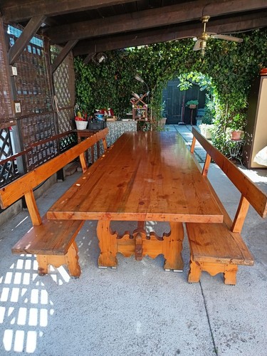 Tavolo artigianale rustico - tavolo,