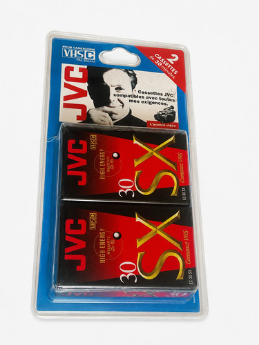 Lot cassettes vhs jvc - lot, 2