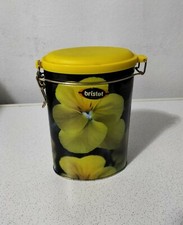 Scatola Contenitore in Latta Vuoto Pubblicitario Porta Caffè Bristot