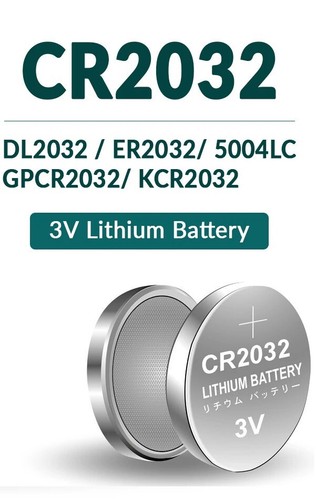 Pila batteria cr2032 coin - 3v,