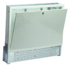 CASSETTA PER COLLETTORI RISCALDAMENTO A PAVIMENTO IMPIANTO RADIANTE CM.85 BIANCA