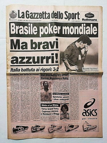 Gazzetta dello sport 1994 - dello, 18-7-1994